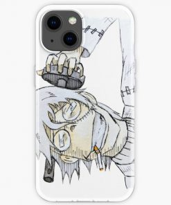 Inktober Day 23: Dr. Stein, Soul Eater, Death Scythe  iPhone Soft Case RB1204 product Offical Soul Eater Merch
