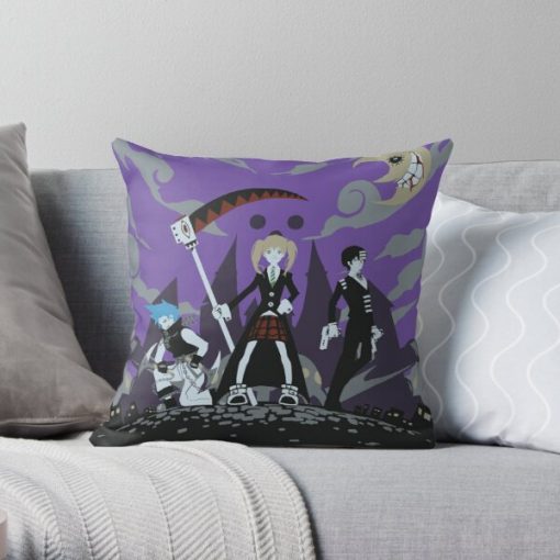 Soul Eater Throw Pillow RB1204 product Offical Soul Eater Merch